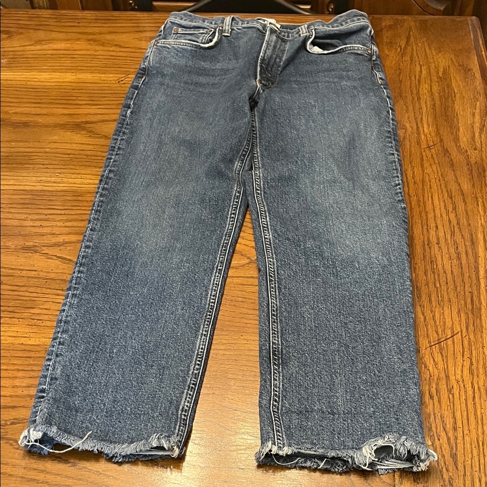 Agolde Kyle Cropped Stretch‎ Denim Jeans, size 27